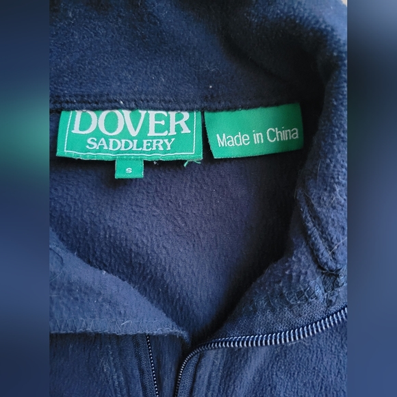 GUC Girl's Royal Blue Dover Saddelry 1/4 Zip Fleece Pullover - Picture 2 of 2